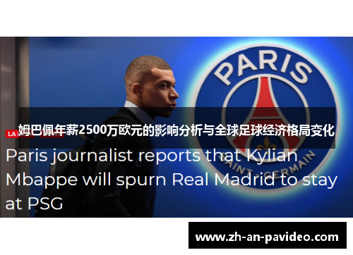 姆巴佩年薪2500万欧元的影响分析与全球足球经济格局变化 姆巴佩年薪2500万欧元的影响分析与全球足球经济格局变化